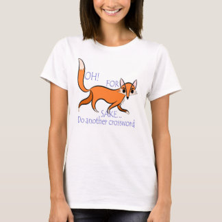 T-shirt Citation impertinente lumineuse de renard pour des