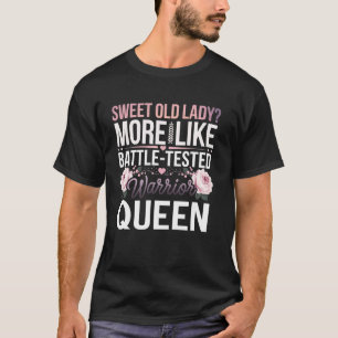 T-shirt Citation Inspirante Féministe Reine Guerrière Rose