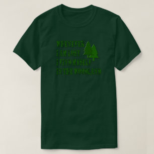 T-shirt Citation Inspiration Woodland