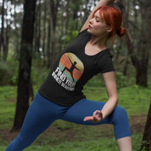 T-shirt Citation Inspirationnelle du guerrier du Yoga Suns