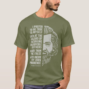 T-shirt Citation Inspirationnelle Frederick Douglass Vérit