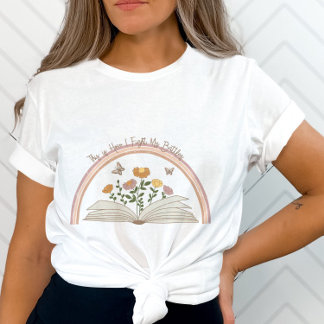 T-shirt Citation Inspirationnelle - Livre de papillons flo