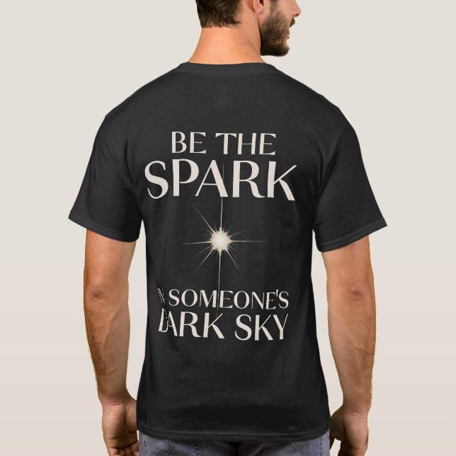 T-shirt Citation Inspirationnelle Spark Of Hope - Personna (Dos)