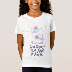 T-Shirt Citation inspirée de licorne