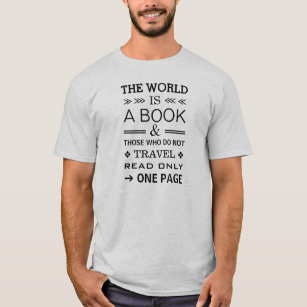 T-shirt Citation inspirée moderne fraîche de voyage de