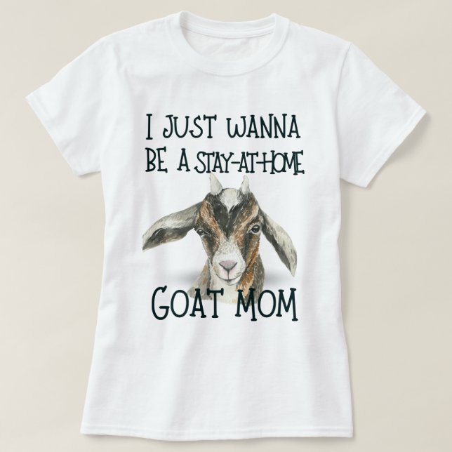 T-shirt Citation Intelligente Funny Farm Goat Style T-shir (Design devant)