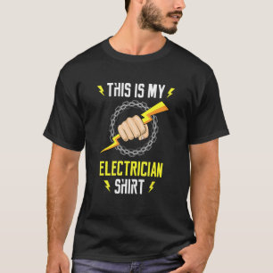 T-shirt Citation Ironique Electricien Ouvrier Electro Arti