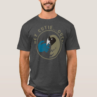 T-shirt Citation Ironique Perroquet gris africain en colèr