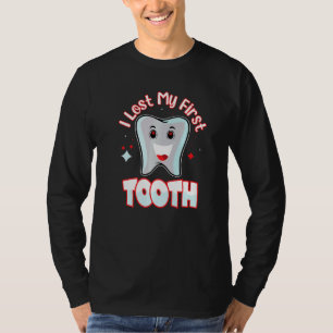 T-shirt Citation J'ai Perdu Ma Première Dent Dents De Lait