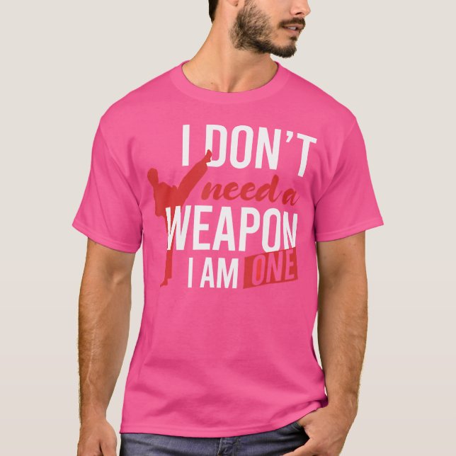 T-shirt Citation Karate (Devant)