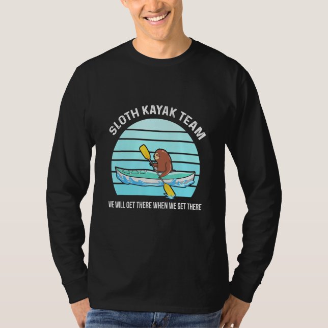 T-shirt Citation Kayaking Pour Une Rivière Kayaker (Devant)