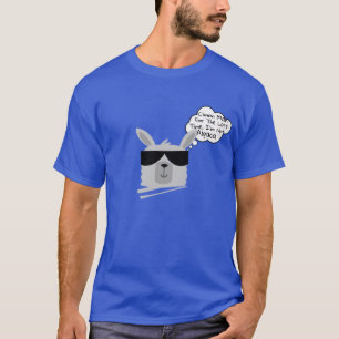 T-shirt Citation Llama personnalisable Humour Slogan Funny
