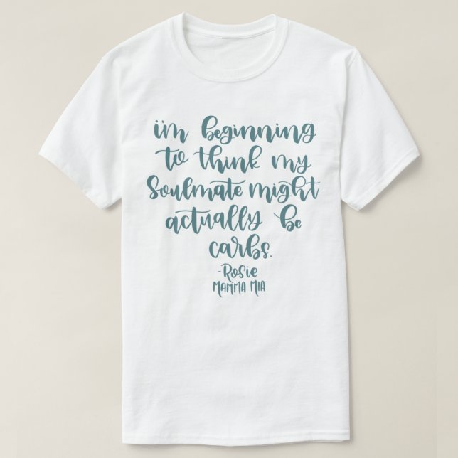 T-shirt Citation Mamma Mia (Design devant)