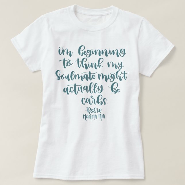 T-shirt Citation Mamma Mia (Design devant)