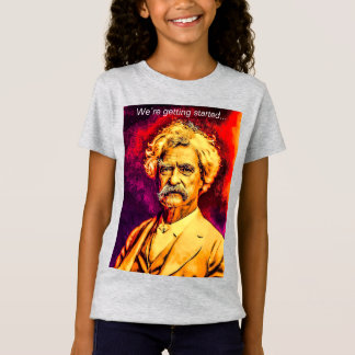 T-Shirt Citation Mark Twain sur l'avenir
