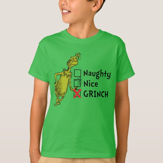 T-shirt Citation méchante, gentille ou grincheuse (Devant)