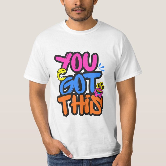 T-Shirt Citation Mentalité Blanche | Tee Graphique (Devant)
