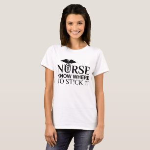 T-shirt Citation mignonne de soins : L'infirmière savent