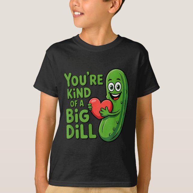 T-shirt Citation mignonne disant concombre drôle une sorte (Devant)
