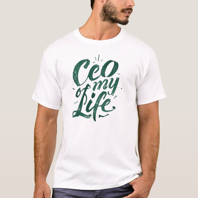 T-shirt Citation Motivante Hommes (Devant)