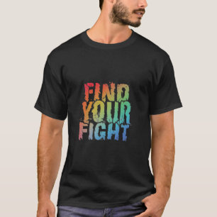 T-shirt Citation Motivante Trouvez Votre Combat Art