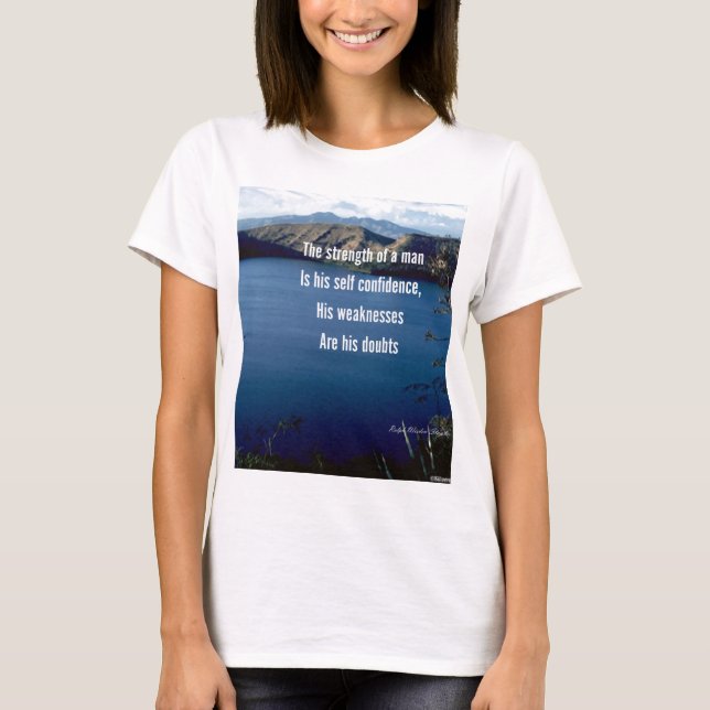 T-shirt Citation motivationnelle de confiance en soi (Devant)