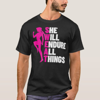 T-shirt Citation Motivationnelle de la condition physique 