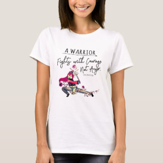 T-shirt Citation Motivationnelle de la force du guerrier d
