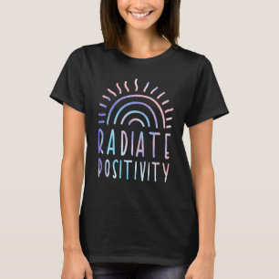 T-shirt Citation Motivationnelle De La Positivité Du Rayon