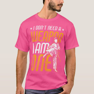 T-shirt Citation motivationnelle des arts martiaux Karaté