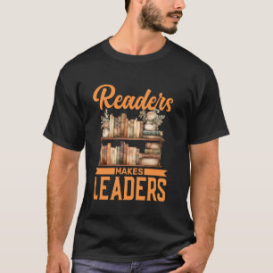 T-shirt Citation Motivationnelle Lecteurs Crée Leaders