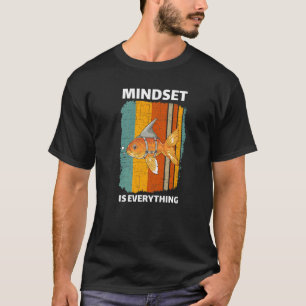 T-shirt Citation Motivationnelle Mignonne Poisson d'Or Fin