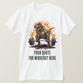 T-shirt Citation Motivationnelle Personnalisée sur les Din