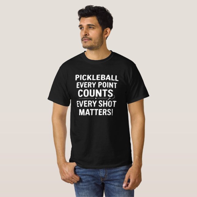 T-shirt Citation Motivationnelle Pickleball (Devant entier)