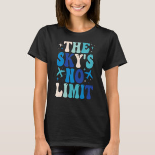 T-shirt Citation motivationnelle sans limite du ciel 1