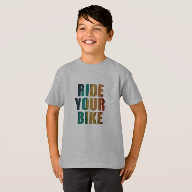 T-shirt Citation motivationnelle VTT (Devant entier)