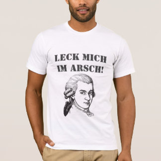 T-shirt Citation Mozart "Leck Mich Im Arsch"