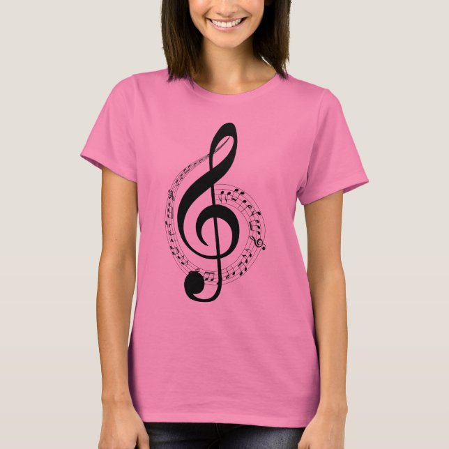 T-shirt Citation musicale (Devant)