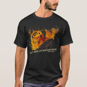 T-shirt Citation musicienne avec corne française