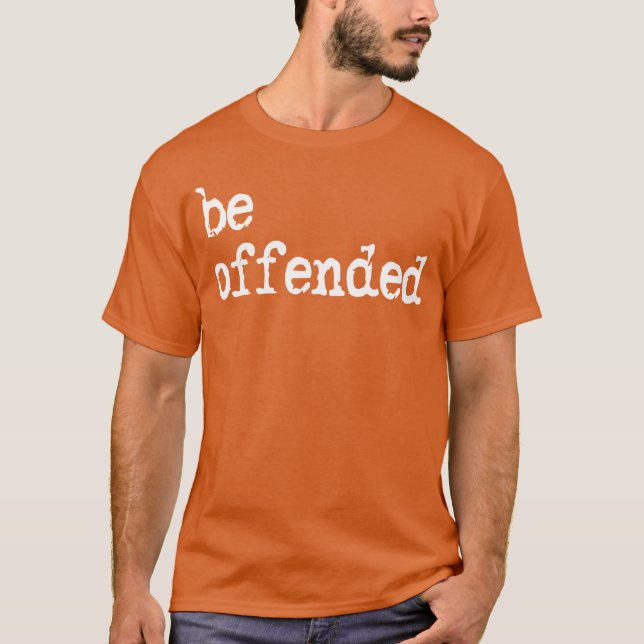 T-shirt Citation offensée rétro (Devant)