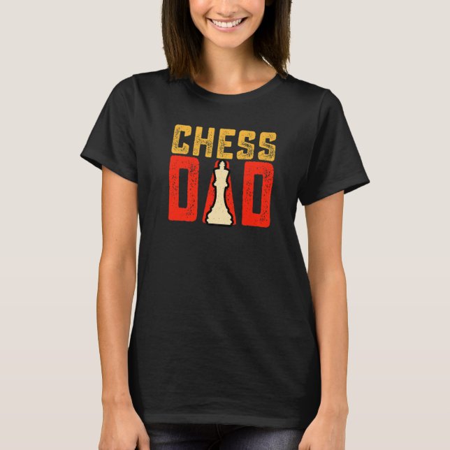 T-shirt Citation Papa Échecs Disant (Devant)