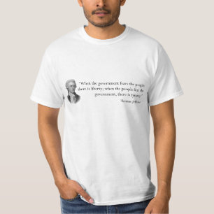 T-shirt Citation par Thomas Jefferson