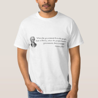 T-shirt Citation par Thomas Jefferson