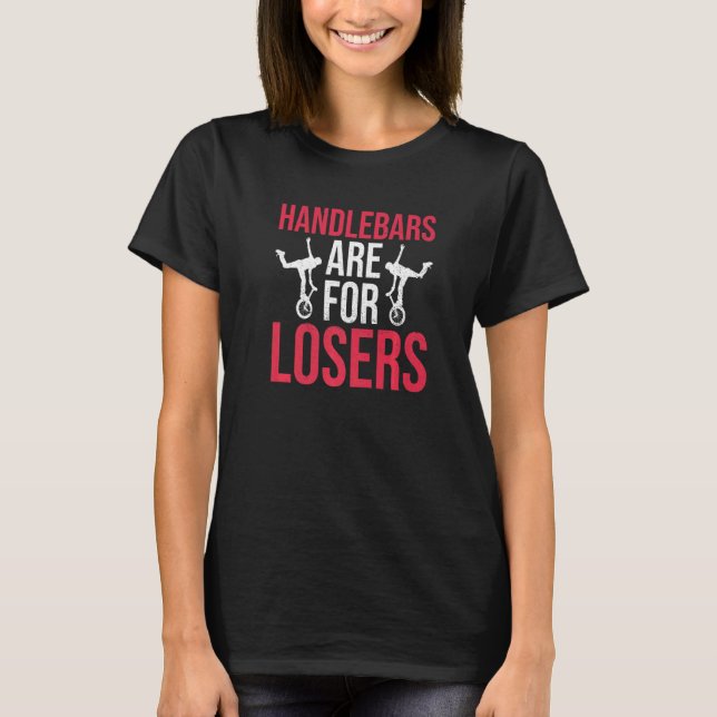 T-shirt Citation Poignées Sont Pour Les Perdants Pour Un R (Devant)