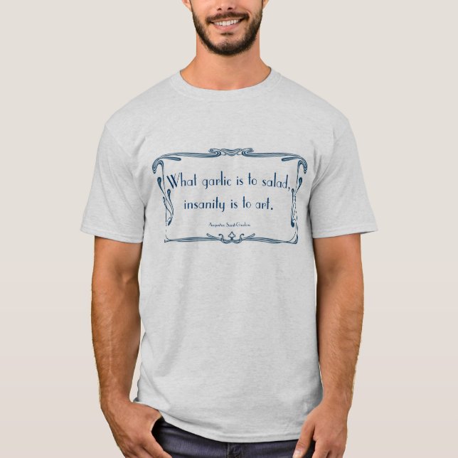 T-shirt Citation pour des artistes (Devant)