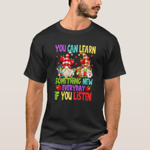 T-shirt Citation pour femme enseignant mignon nouveau Gno