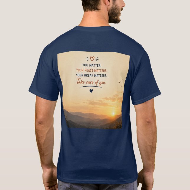 T-shirt Citation Prendre Une Pause Avant Que Ça Ne Casse A (Dos)