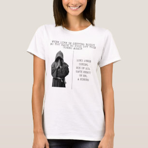 T-shirt Citation Quand La Vie Est Difficile Restez Fort