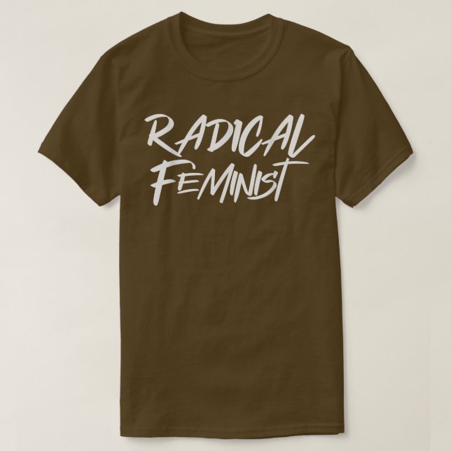 T-shirt Citation Radical Sur Les Droits Féminins Pour Femi (Design devant)