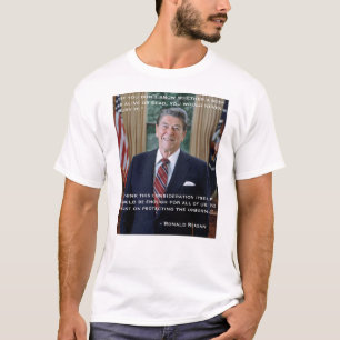 T-Shirt Citation Reagan Pro-Vie